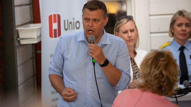 Politiets Fellesforbunds debatt under Arendalsuka 2019.