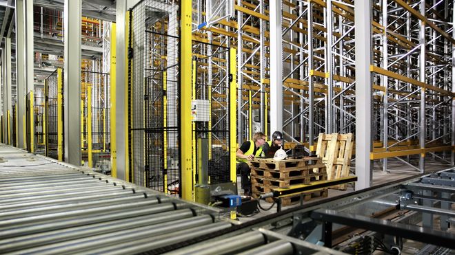 Europris logistikklager Moss netthandel automasjon