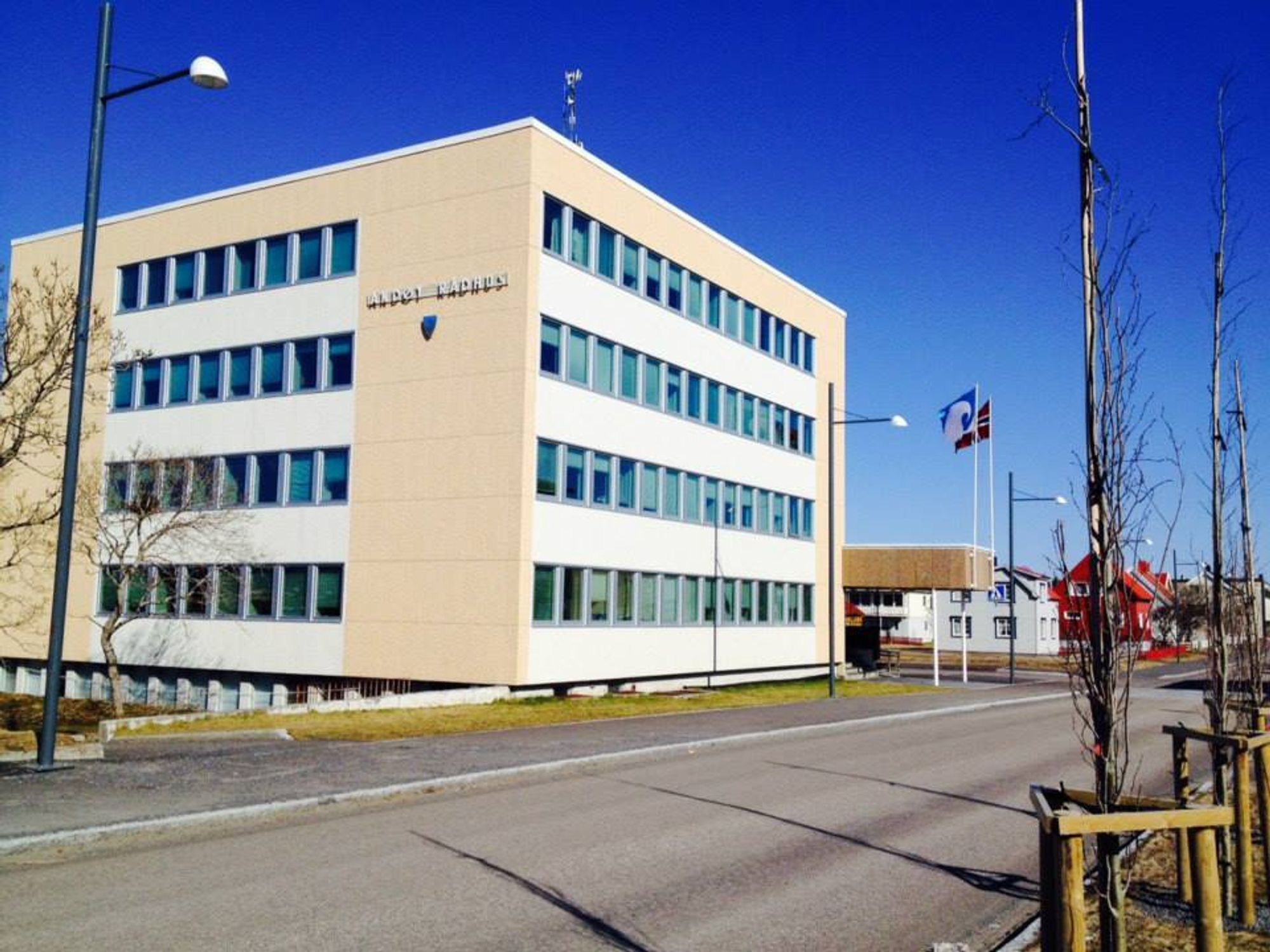 Rådhuset i Andøy kommune.