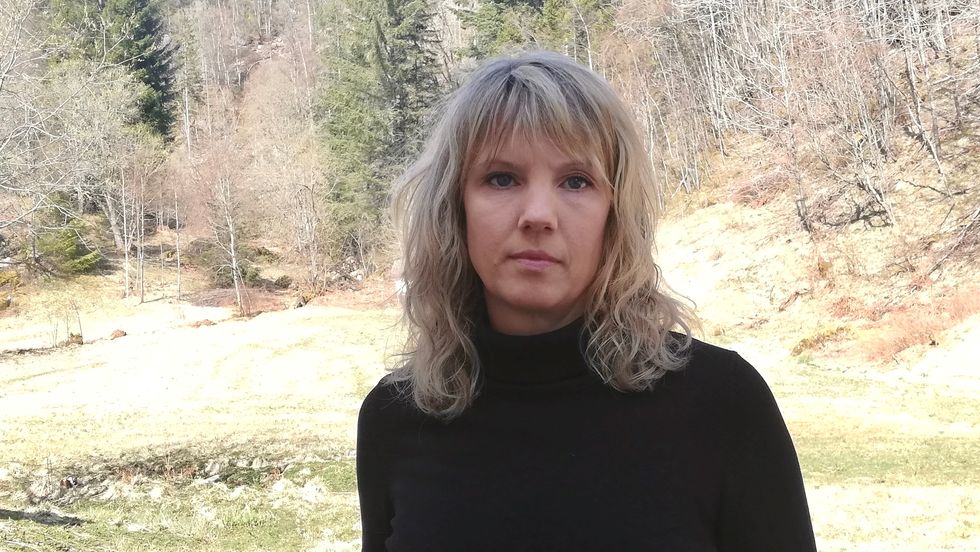 OMSORG: Høyanger SV og førstekandidat Tanja Strandheim meiner blant anna at alle omsorgstenester bør drivast av det offentlege.