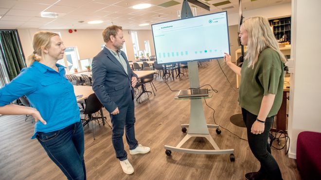 Hos Norconsult har tidsbruken i dusjen blitt et samtaletema i lunsjen