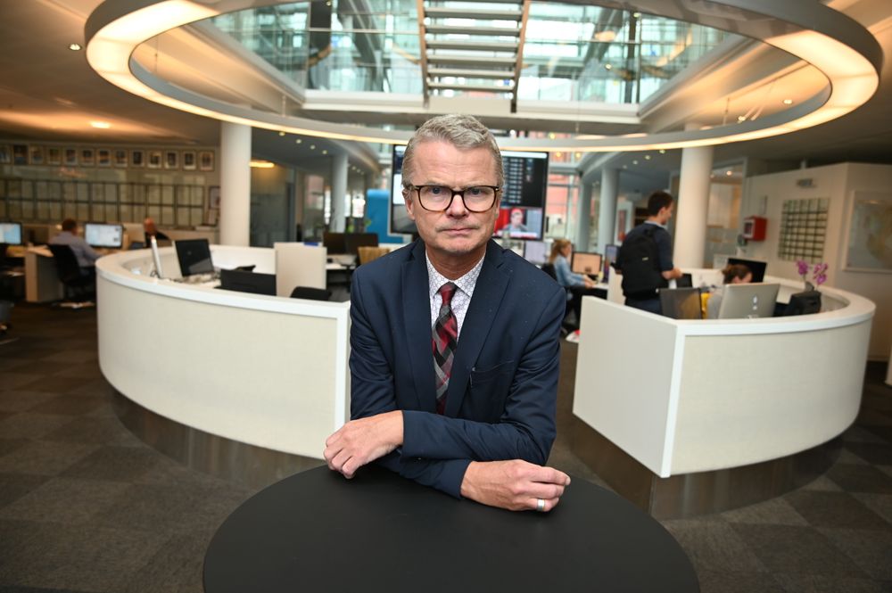 Sjefredaktør i Stavanger Aftenblad, Lars Helle.