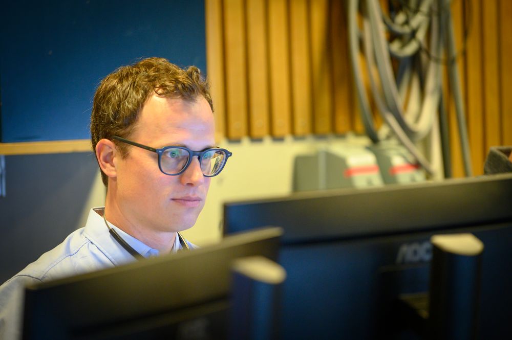 Olav Døvik. Medier24 fulgte NRKs nyhetsoperasjon under kommune- og fylkesvalget i 2019 fra Marienlyst i Oslo.