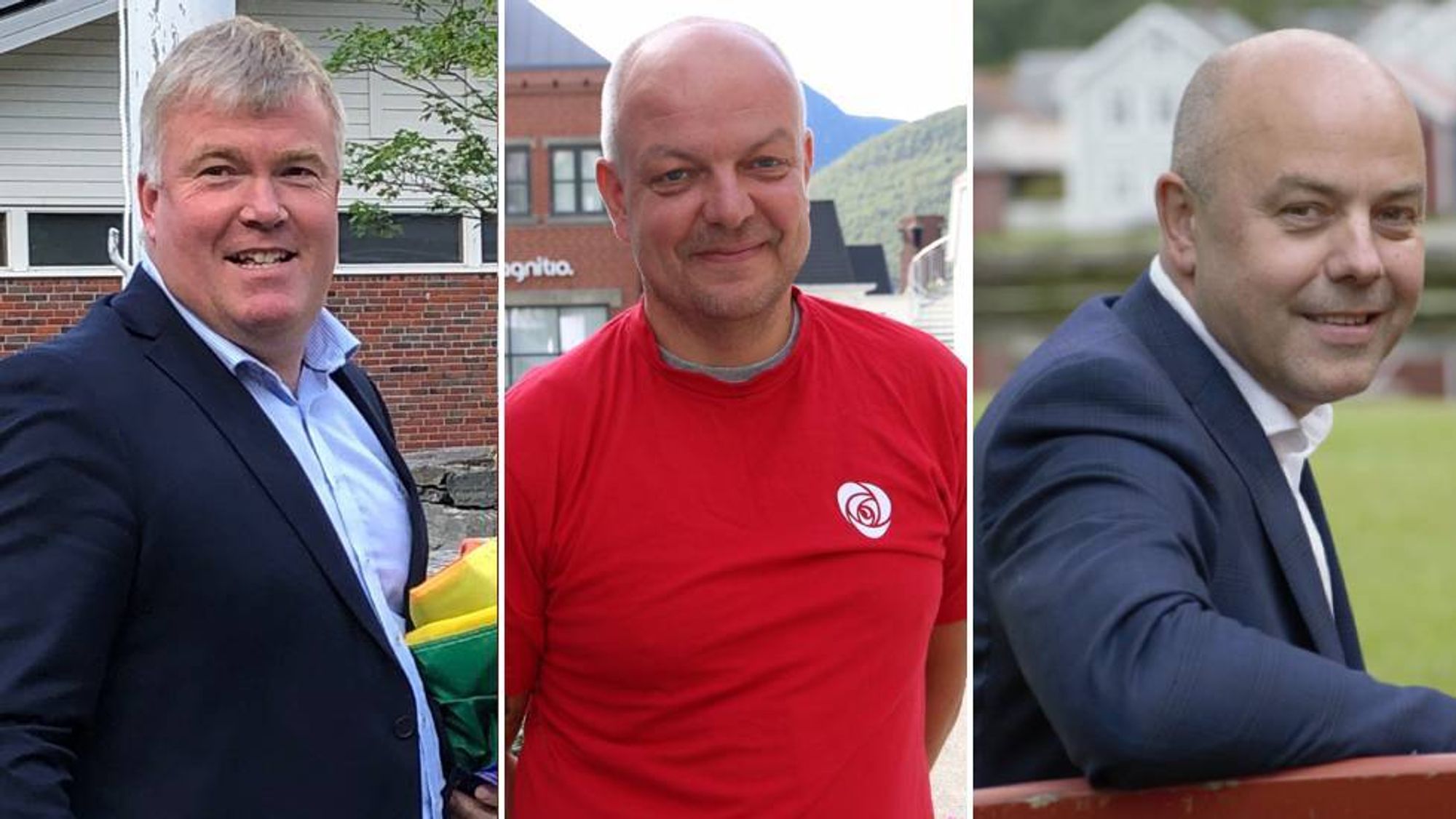 AVGJORT: Ivar Kvalen (Sp) held fram som ordførar i Luster. Hilmar Høl (Ap) er den nye ordføraren i Årdal. Audun Mo (Ap) er den nye ordføraren i Lærdal.