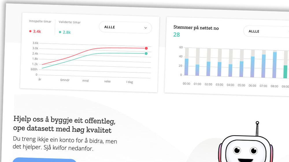 Mozilla Common Voice. Illustrasjon.
