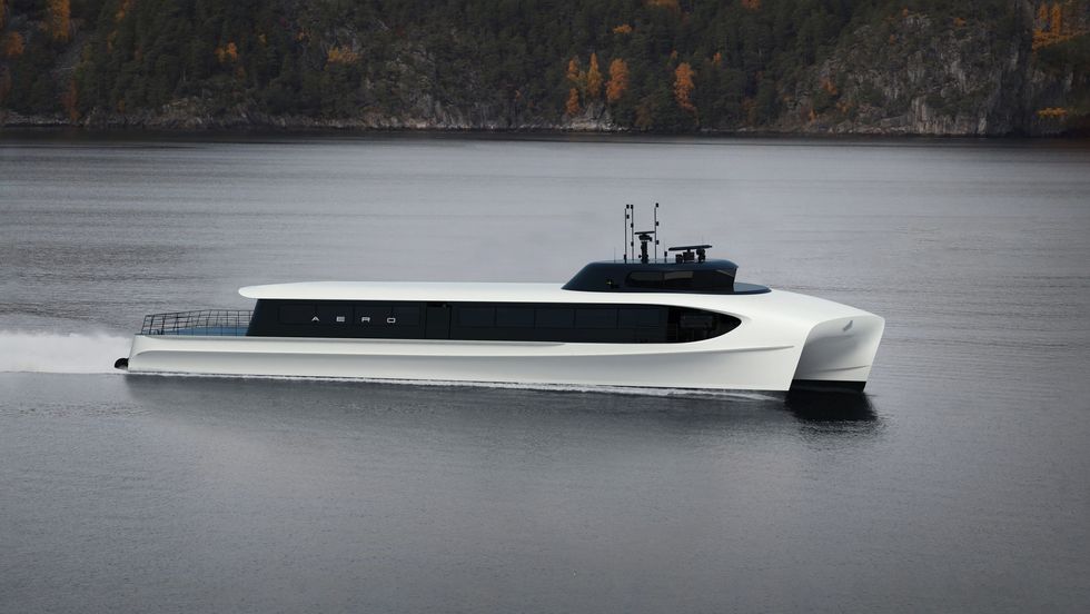 VISJON FOR FRAMTIDA: Aero er namnet på det heilt ferske hurtigbåt-konseptet til Brødrene Aa i Hyen.