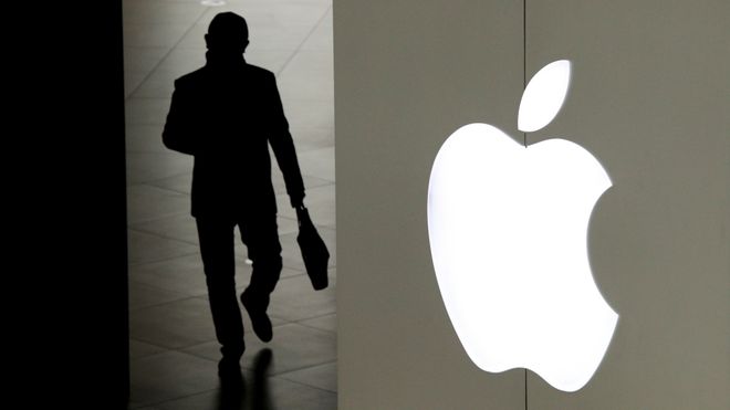 Illustrasjonsbilde av Apple-logo.