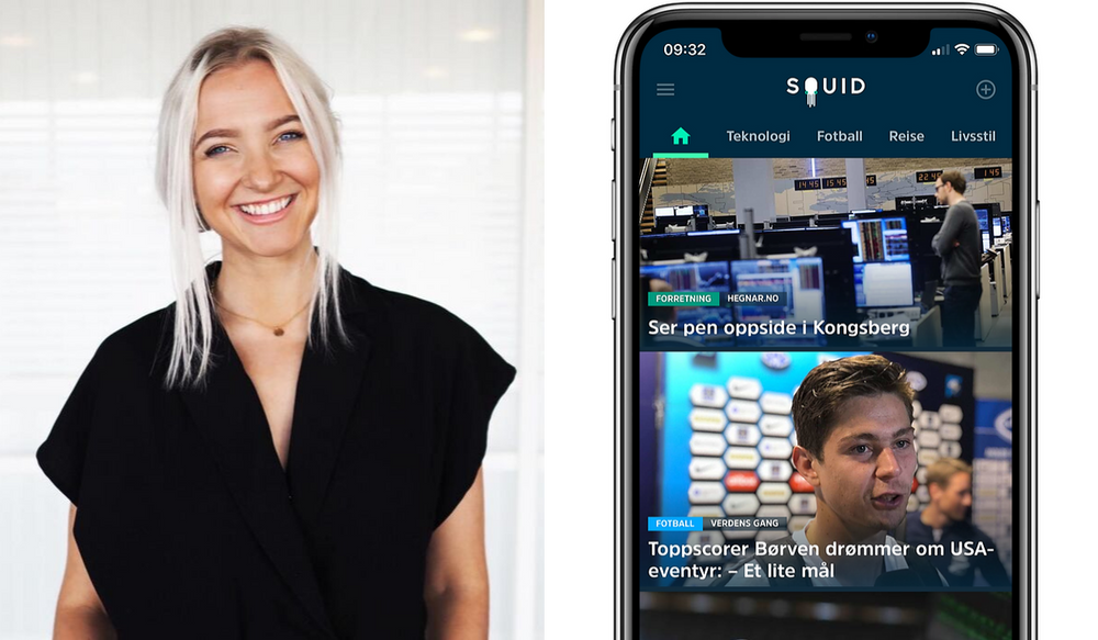 Johanne Eidsvold, Norgessjefen i SQUID, er spent på hvordan den nye appen blir mottatt.