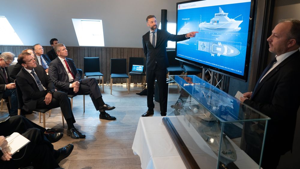 Skipsdesigner Johannes Eldøy i Salt Ship design sier en av hovedoppgavene til Vanguard er å være moderskip til mindre fartøyer.