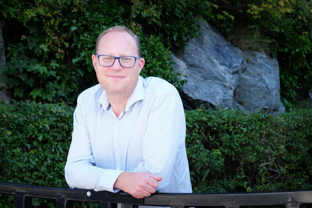 Påtroppende generalsekretær Tomas Bruvik i LLA.