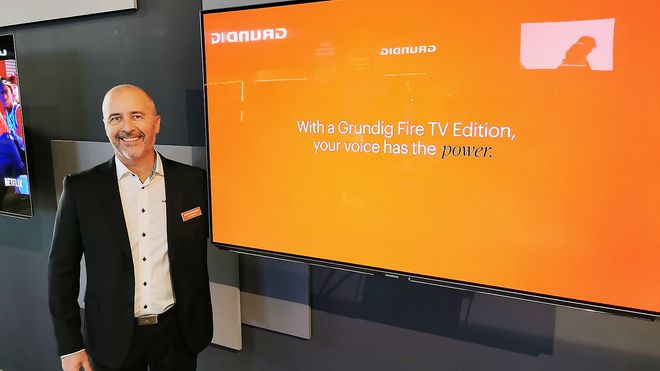 GRUNDIG FØRST MED INNEBYGD FIRE TV