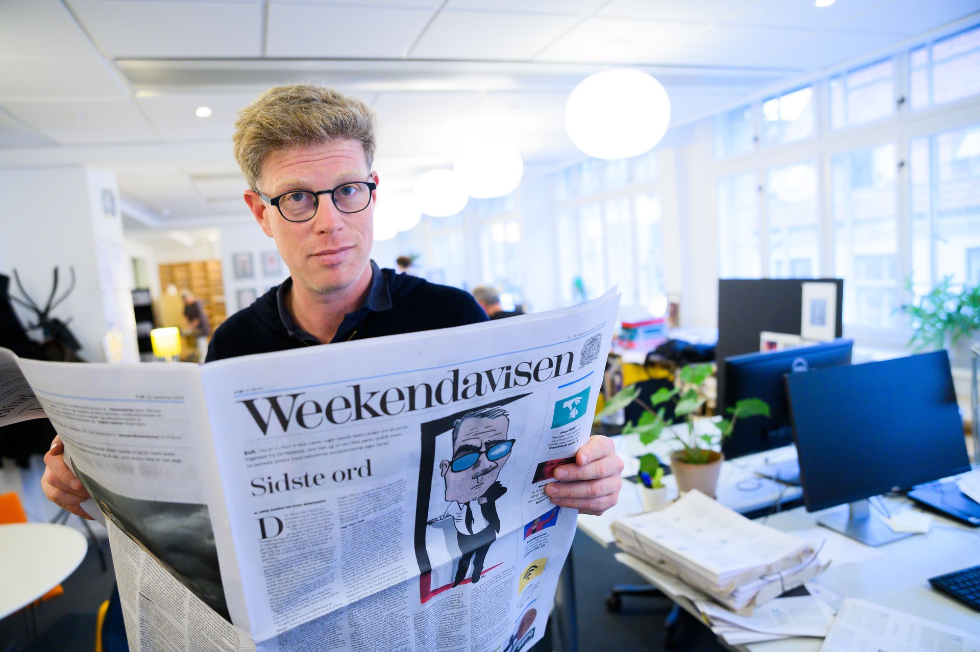 Sjefredaktør Martin Krasnik i danske Weekendavisen.