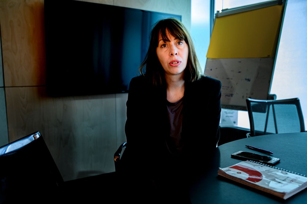 Sjefredaktør Anna B. Jenssen i Morgenbladet