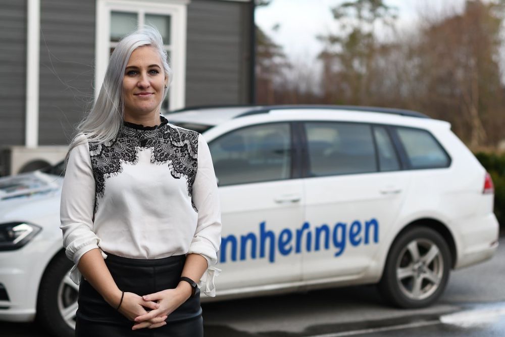 Ansvarleg redaktør Mona Grønningen i Kvinnheringen.