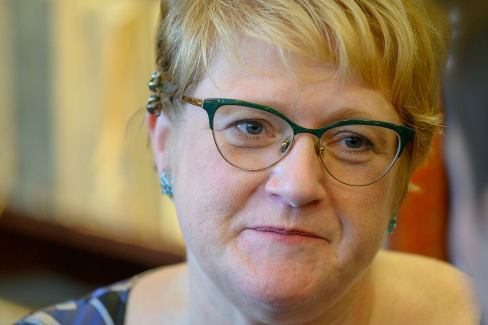 Kultur- og likestillingsminister Trine Skei Grande. Her fra da hun la fram kulturbudsjettet mandag 7. oktober 2019.