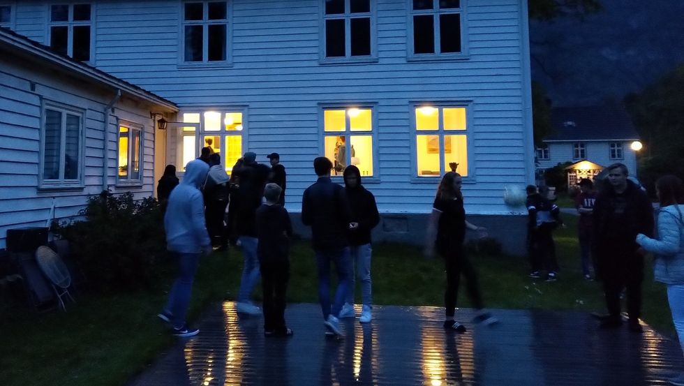SYNFARING: I september var ungdomen på synfaring i Doktarheimen.