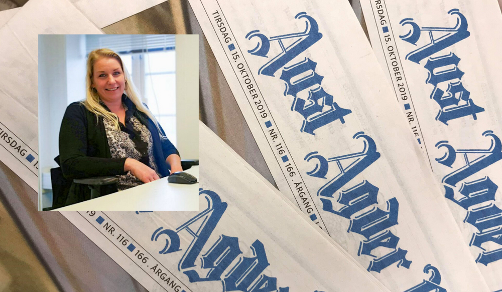 Camilla Glad i Aust-Agder Blad ble denne uken beskyldt for å «klippe og lime» i lederartiklene sine.