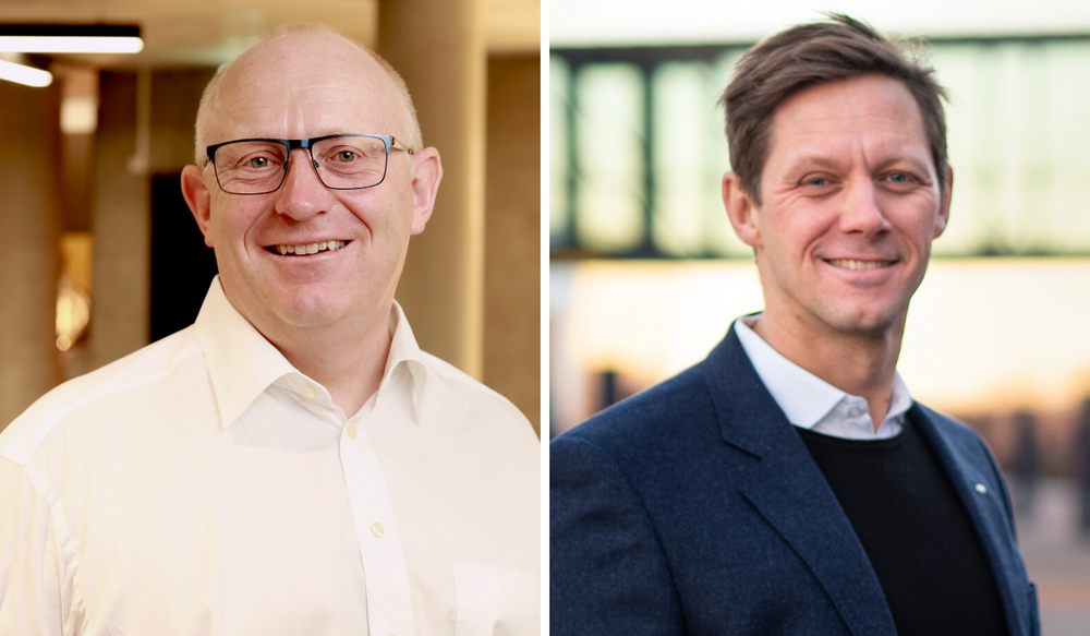 Christian Birkeland i TV 2 og Sven Størmer Thaulow i Schibsted.