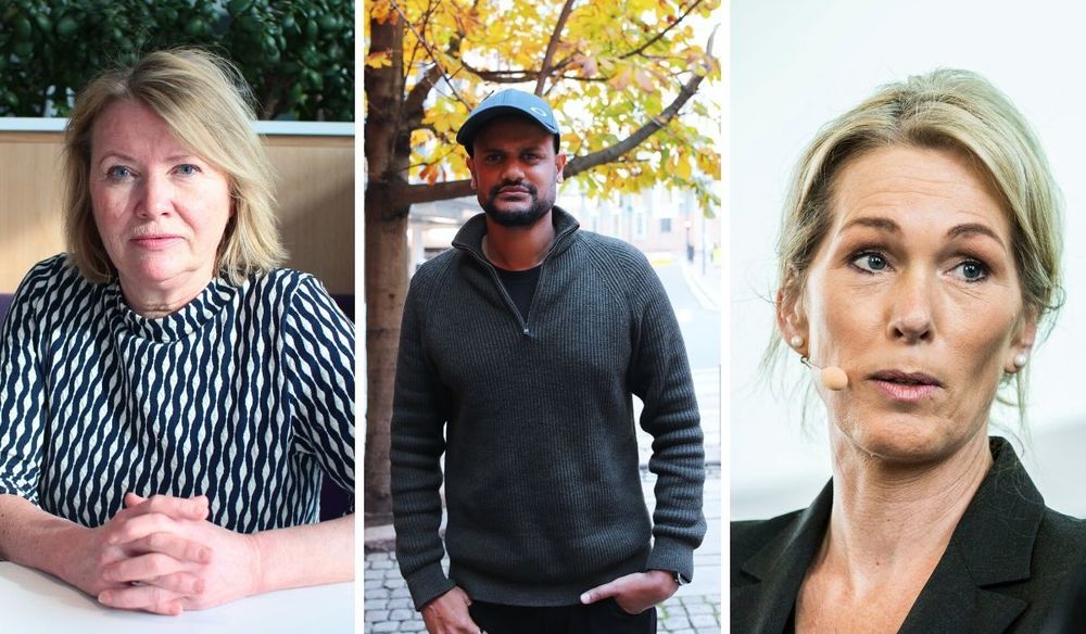 Marie Simonsen, Lucas Haile Weldeghebriel og Anita Krogh Traaseth reagerer alle på Forklarts nye annonsepodkast.