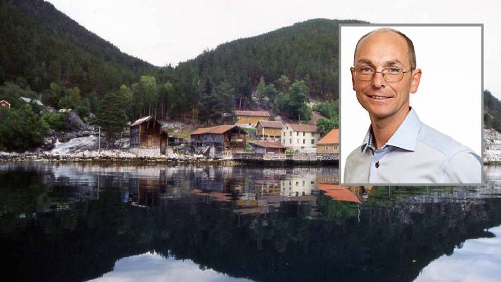 SJØDEPONI: I samband med utbygginga av Offerdal Kraftverk skal store mengder tunnelstein dumpast i Årdalsfjorden.