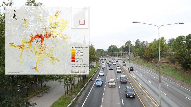 Rapport: Bilen gir tre ganger bedre jobbmuligheter i 92 prosent av tilfellene