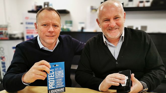 USYNLIG SKJERMBESKYTTER FRA LIQUIDNANO
