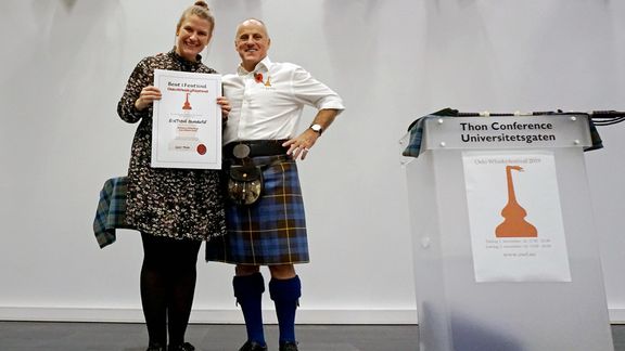 Norsk whisky ble "best i verden"