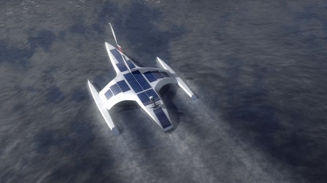 Autonomt sol- og vindskip skal krysse Atlanteren på 12 dager