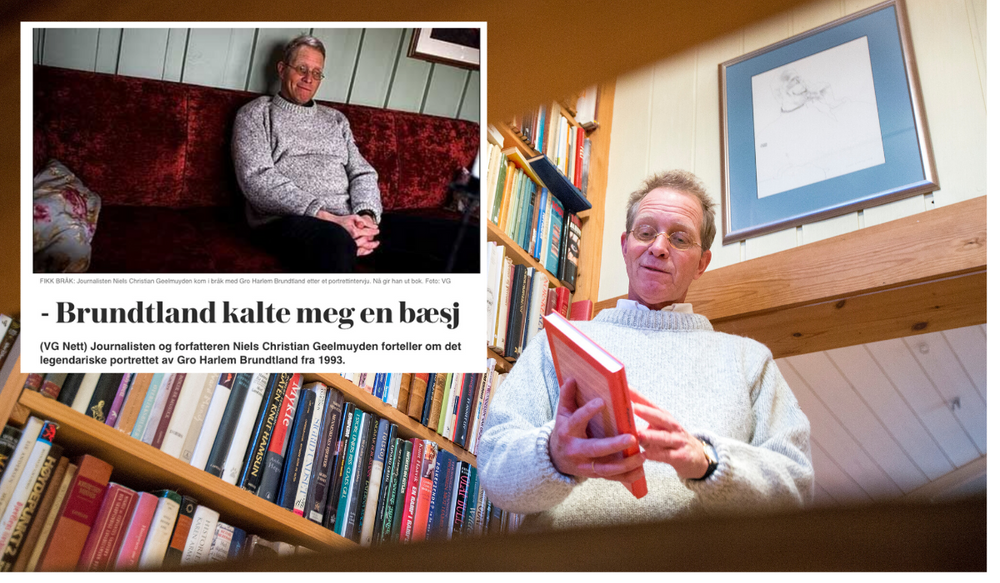 Da Niels Christian Geelmuyden intervjuet Gro Harlem Brundtland i 1993 ble det bråk. Bildet er fra 2013
