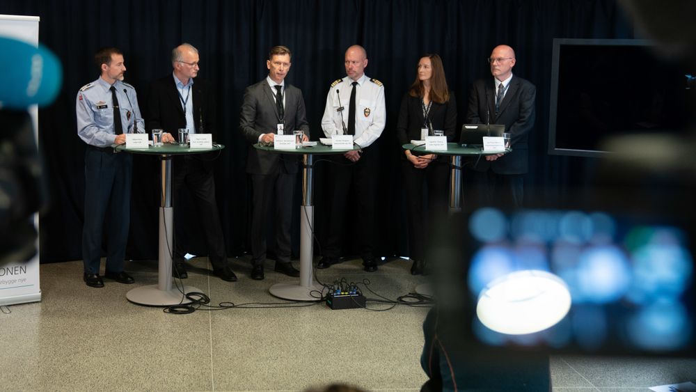 Fra fremleggelsen av Havarikommisjonens rapport fra KNM Helge Ingstad-ulykken, 8. november 2019.