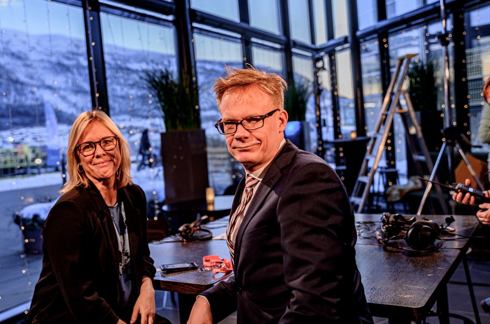 Anne Katrine Førli og Espen Aas er på plass i Tromsø.