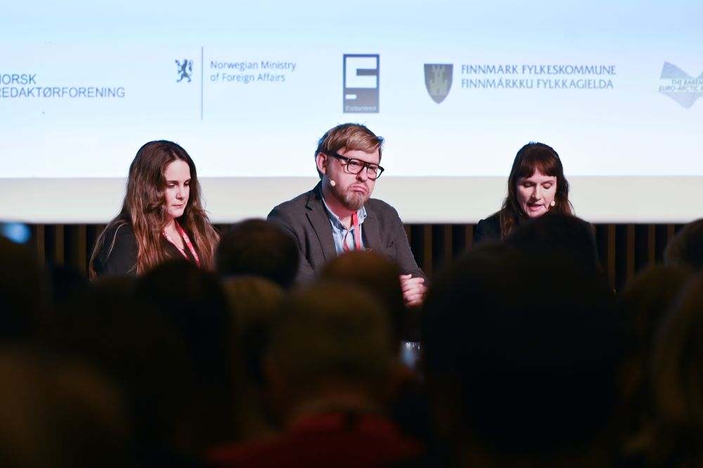 Lina Makboul, Fredrik Virtanen og Anki Gerhardsen.