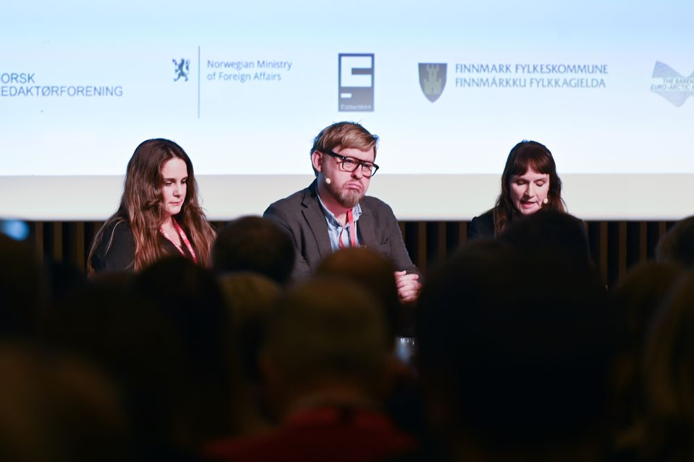 Lina Makboul, Fredrik Virtanen og Anki Gerhardsen.