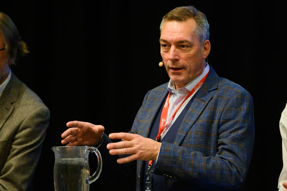 Forsvarsminister Frank Bakke-Jensen (H). Her under mediedebatt under Svarte Natta-konferansen i Tromsø 2019.