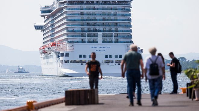 Legger igjen minst penger og slipper ut mest CO2: Nå vil NHO kutte kraftig i cruisetrafikken