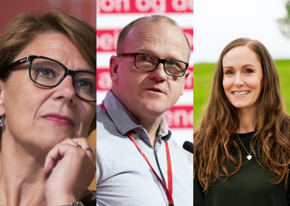 Tidlegare Oslo-byråd for helse, eldre og arbeid – Tone Tellevik Dahl (Ap), leiar Frode Jacobsen i Oslo Ap, og leiar Elin Maria L'estrange i Ullensaker Ap.