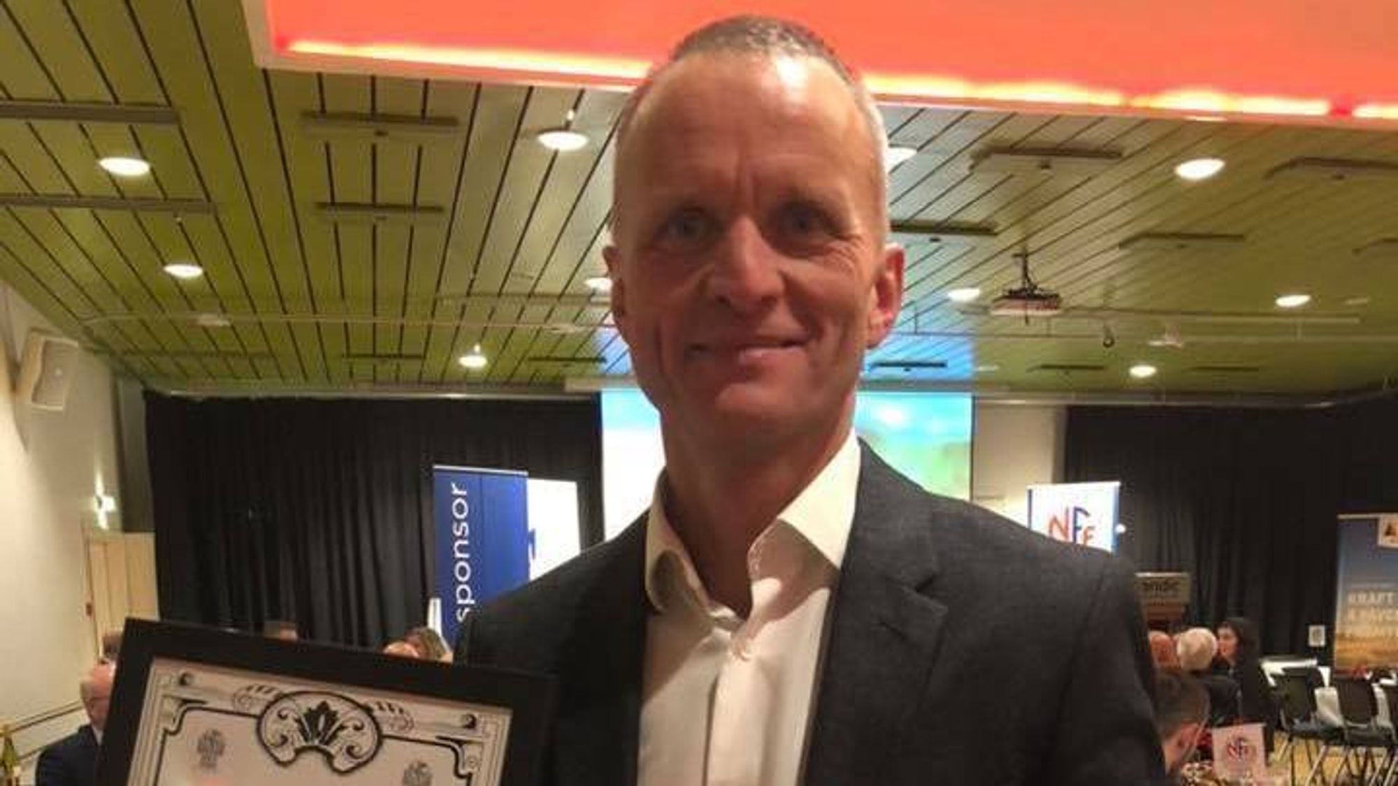 HEIDRA: Tommy Skjerven fekk i helga Gullmerket for sin innsats for fotballen.