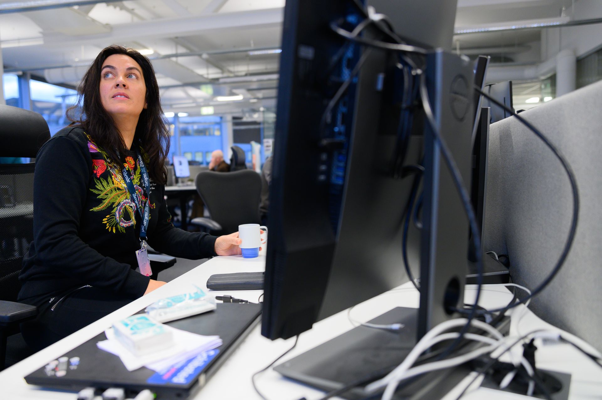 Sjefredaktør Frøy Gudbrandsen i Bergens Tidende. Her frå første dag i sin nye jobb, desember 2019.