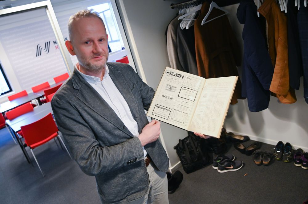 Redaktør Roger Aarli-Grøndalen i fagbladet Journalisten. Her i deres lokaler hos Norsk Journalistlag i Oslo.