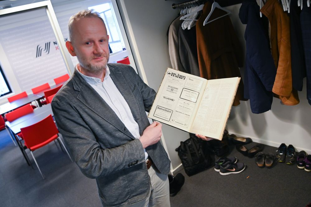 Redaktør Roger Aarli-Grøndalen i fagbladet Journalisten. Her i deres lokaler hos Norsk Journalistlag i Oslo.