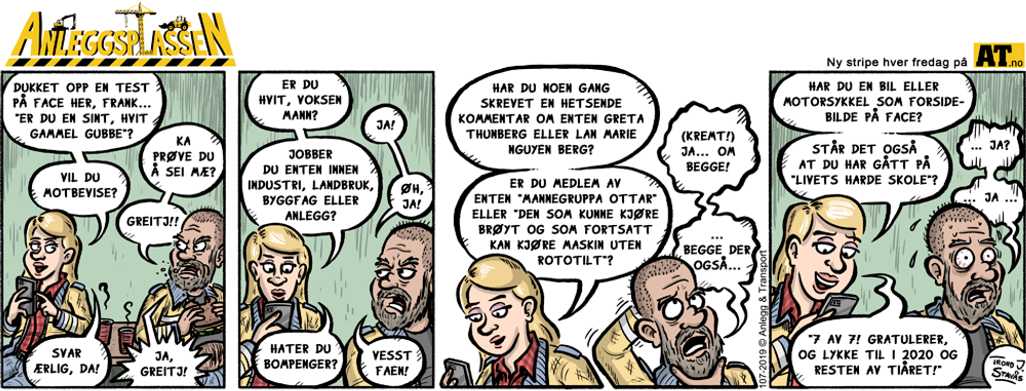 Er du en sint, hvit gammel gubbe?