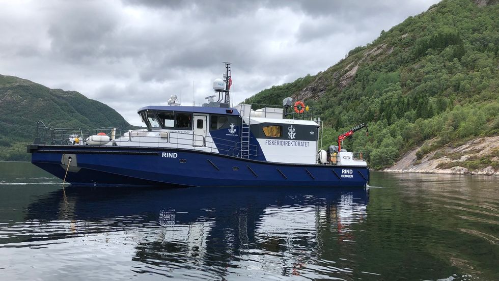 I DRIFT: Denne båten og ein annan kom i drift for Fiskeridirektoratet i 2018.