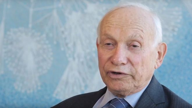 Peter Kirstein under et videointervju i 2015.