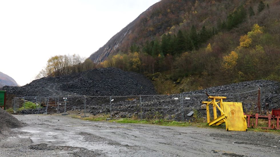 NO: Slik ser deponiet på Storseten i Høyanger ut per i dag.