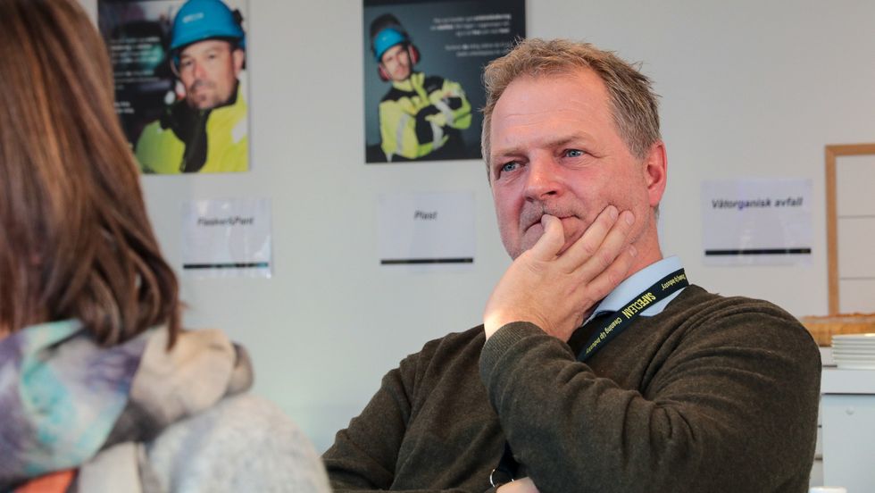 DAGLEG LEIAR: Eigar og medgründer av SafeClean, Jon Refsnes, har gått inn i rolla som dagleg leiar for verksemda.
