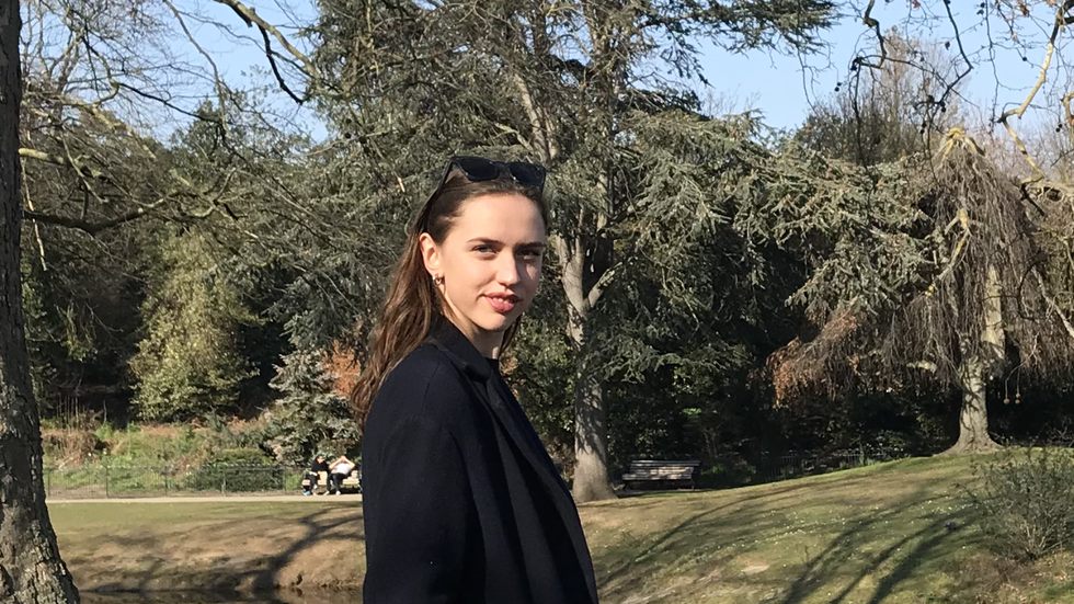 ARKITEKTUR: Brita Lie Lysne jobbar for tida med bacheloroppgåva si på Aarhus School of Architecture.