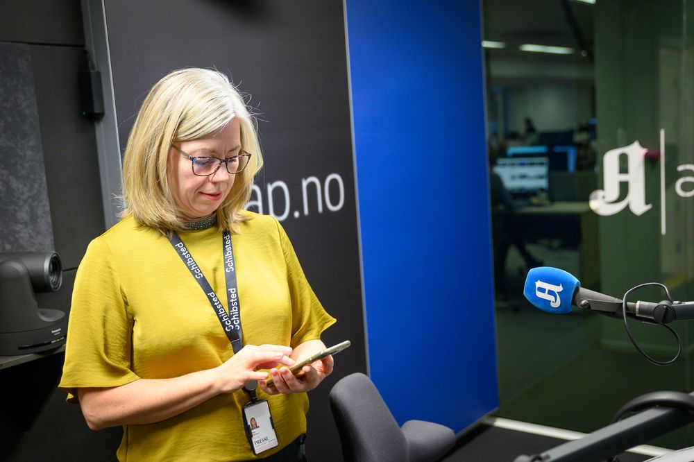 Sjefredaktør og administrerende direktør Trine Eilertsen i Aftenposten.