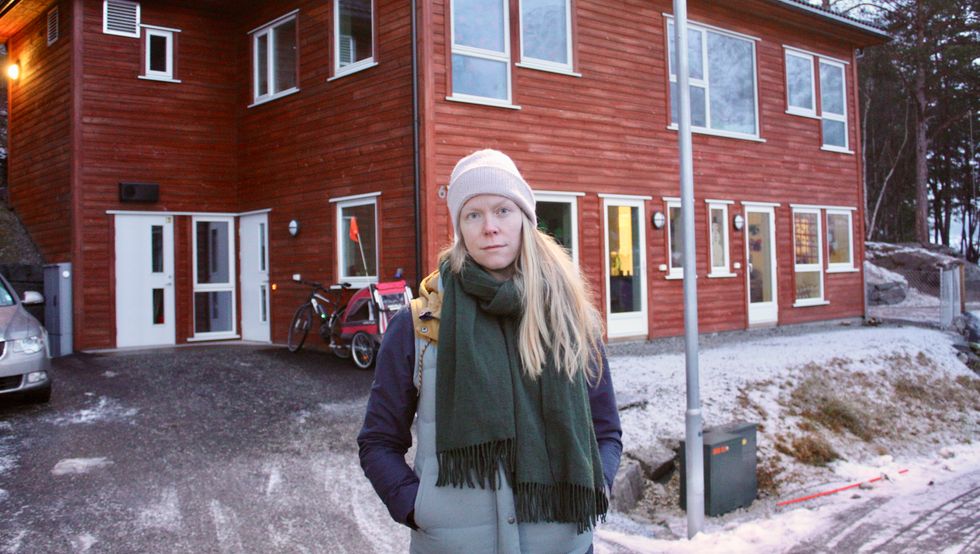 OPPGITT: På grunn av barnegrunnlaget på Kjørnes, meiner foreldrerepresentant ved Kjørnes barnehage, Ingrid Buvarp Aardal, at det beste er å gjera dei mellombelse avdelingane i barnehagen permanente.