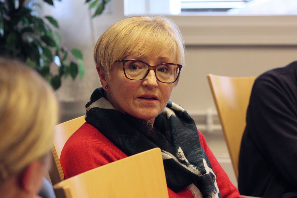 SENTERPARTIET: Liv Signe Navarsete reagerer på den nye langtidsplanen for Forsvaret.
