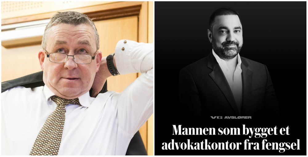 Advokat Steingrim Wolland i Advokatfirmaet Rogstad og VG-artikkelen «Mannen som bygget et advokatkontor fra fengsel».